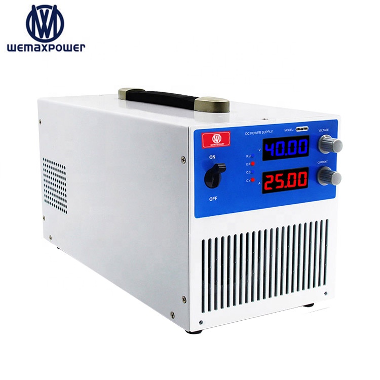 Adjustable DC Power Supply 0-40V 25A 1000W AC to DC Regulated Variable Switching Mode Single Output
