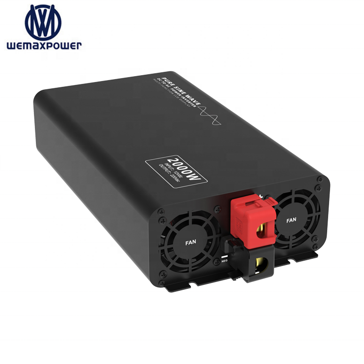 WEMAXPOWER Home Inverter Dc to Ac Pure Sine Wave with Multi protection of Power Inverter 12v 220v 2000w