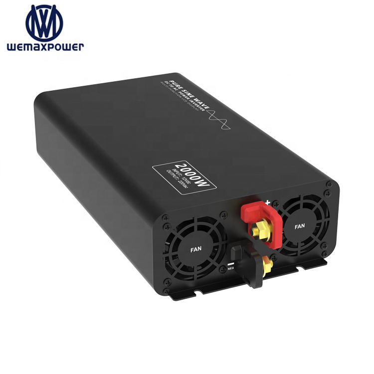 WEMAXPOWER Home Inverter Dc to Ac Pure Sine Wave with Multi protection of Power Inverter 12v 220v 2000w