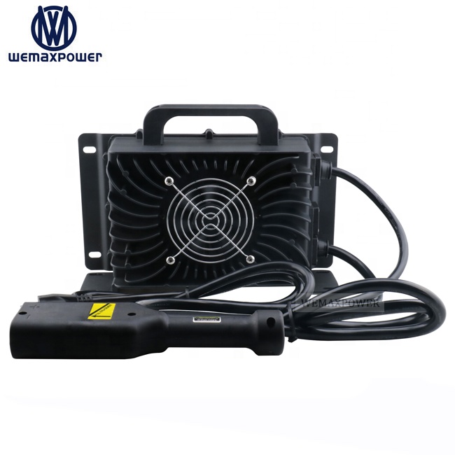 Waterproof Portable Lead Acid LifePO4 Lithium Ion Golf Cart Battery Charger 48v With Club Car Powerwise RXV Crowfoot Plug