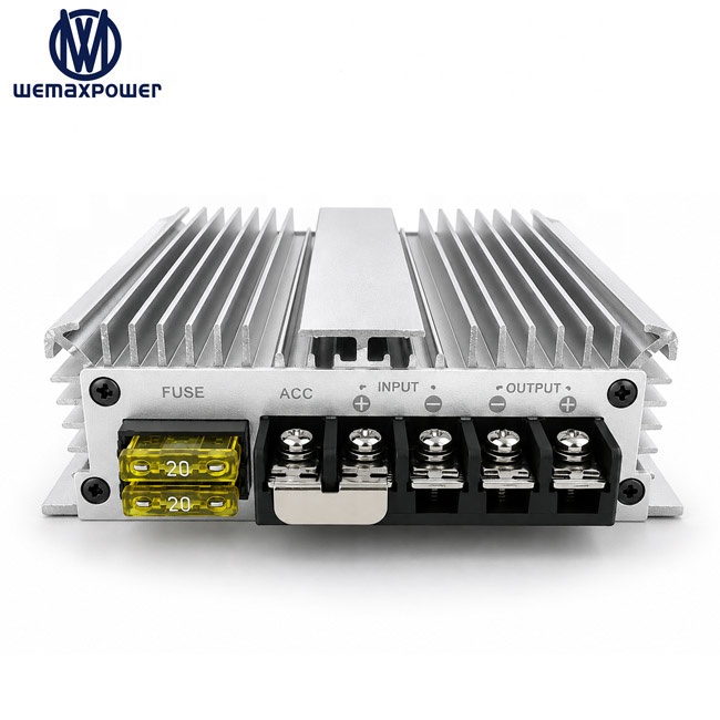 With Fuse ACC Control 40amp Car Voltage Regulator 24V Step up Down 24V Transformer 40a 24Vdc to 24vdc DC-DC Converter