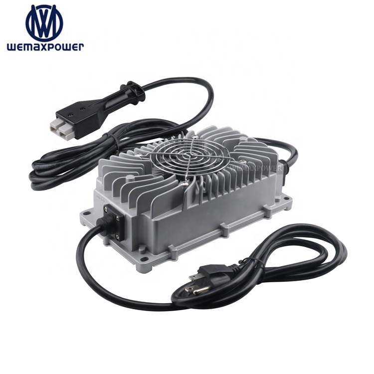 Waterproof E Bike Golf Cart Chargers 36vdc 12amp 42v 43.8v 44.1v Lead Acid LifePO4 Lithium Ion 36v 12a Battery Charger