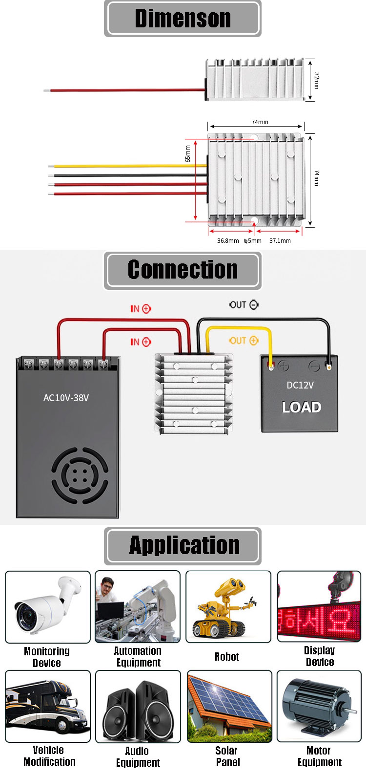 Product detailed display 2