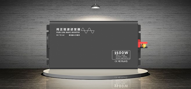 LCD Display DC AC Inverters 12V 24V 48V DC to 110V 220V AC Pure Sine Wave Power Inverter 1500W