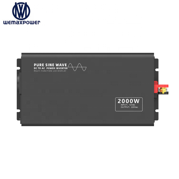 WEMAXPOWER Home Inverter Dc to Ac Pure Sine Wave with Multi protection of Power Inverter 12v 220v 2000w