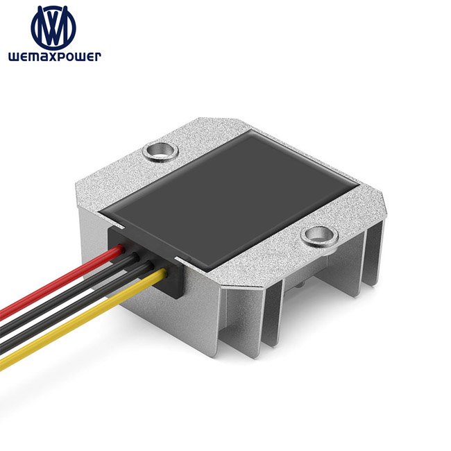 Waterproof Industrial Motor Car Voltage Regulator 3A 12VDC to 28VDC Boost Step-Up DC/DC Converter IP67