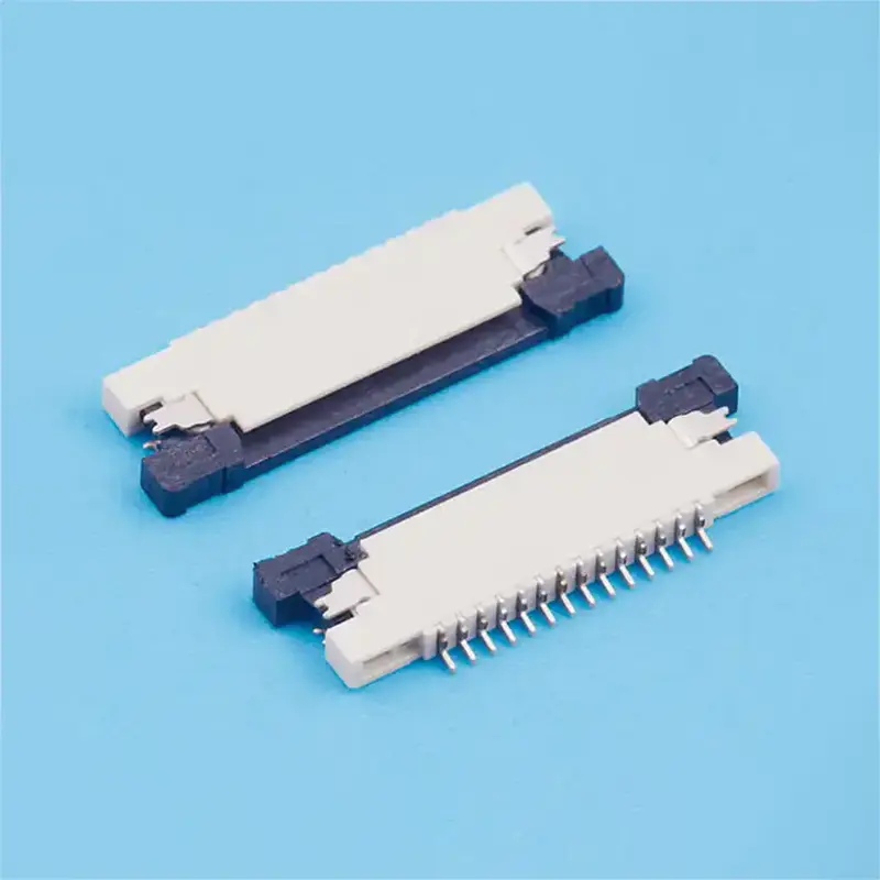 China ‌FPC/FFC 0.62mm Pitch 14P 1.2H Pull-Up Horizontal SMT Top-Contact OLED Flat Cable Connector Manufacturer, Manufacturers