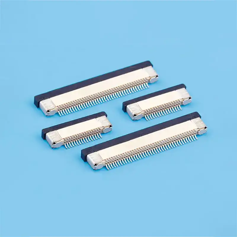 Wholesale 0.5mm Pitch Horizontal Drawer FPC/FFC Connector, SMT Type, Top-Bottom Contact, 4-60 Positions Manufacturers, Factories