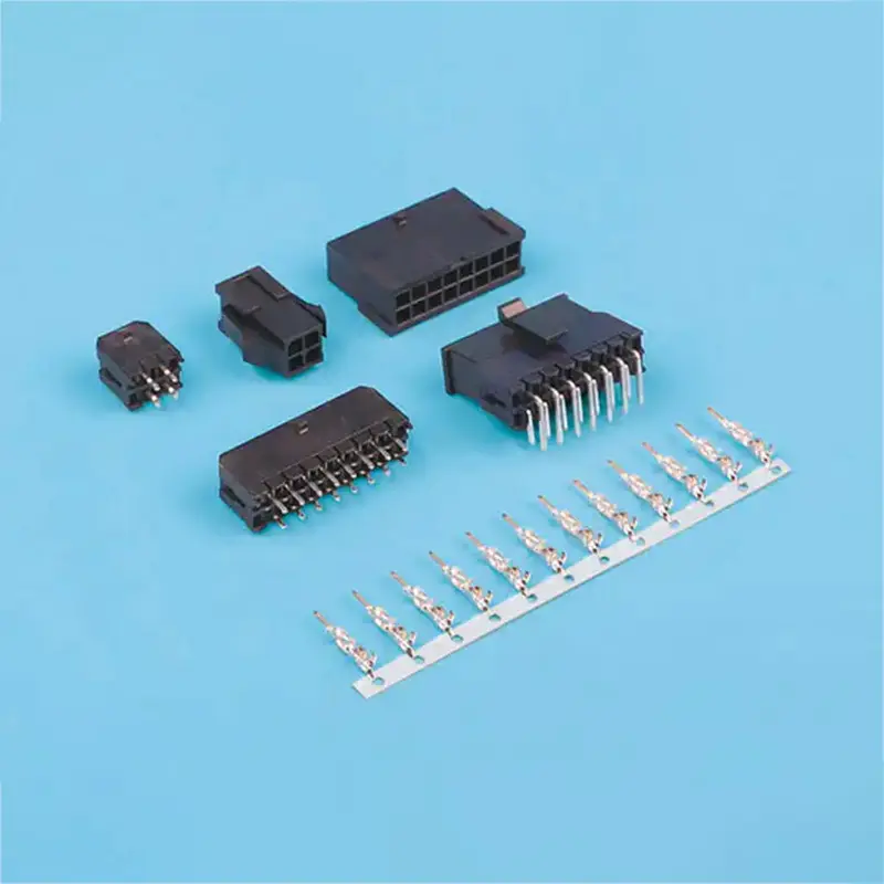 High-Quality 5557 Single Row Male Housing with Locking Clip 3.0mm Pitch Connector for Motherboard Power Supply 43025 Wire Manufacturers, Factory