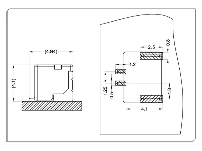 Straight Angle Mounting Measurement