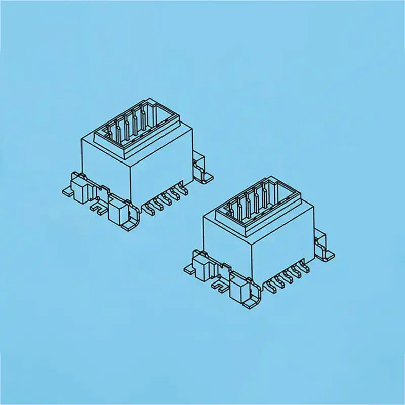 China 0.8mm pitch A Type Board to Board Connector Vertical SMT header socket Manufacturers, Suppliers