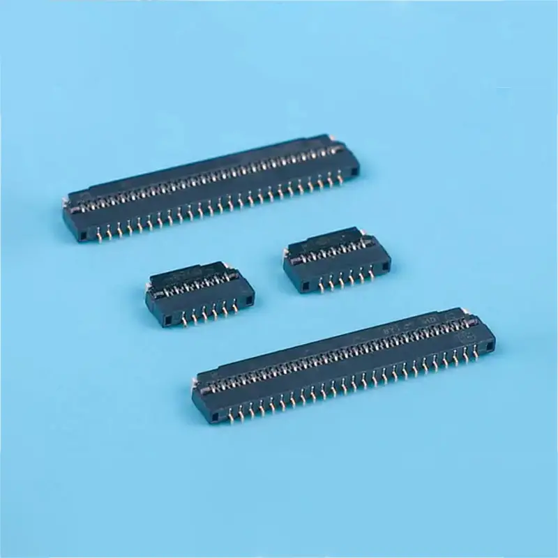 Wholesale 0.3mm Pitch Ultra-Slim 1.0H LCD FPC Connector, Double-Row Bottom-Contact Flip-Lock Type Manufacturer, Suppliers