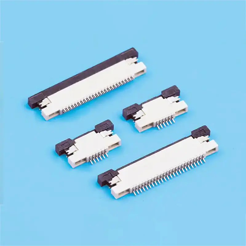 Wholesale 0.5mm Pitch Ultra Low Profile 1.2H, Horizontal Drawer/Pull-Tab FPC/FFC Connector, SMT Type with Top & Bottom Contacts (4-60 Positions) Manufacturers, Suppliers
