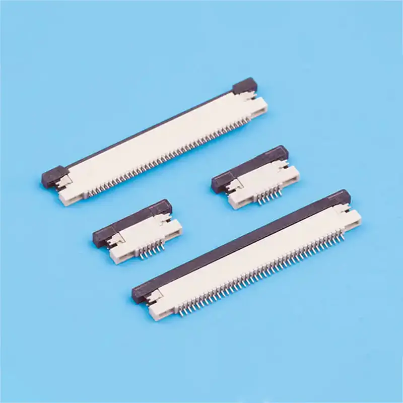 Wholesale 0.5mm Pitch Ultra Low Profile 1.2H, Horizontal Drawer/Pull-Tab FPC/FFC Connector, SMT Type with Top & Bottom Contacts (4-60 Positions) Manufacturers, Suppliers
