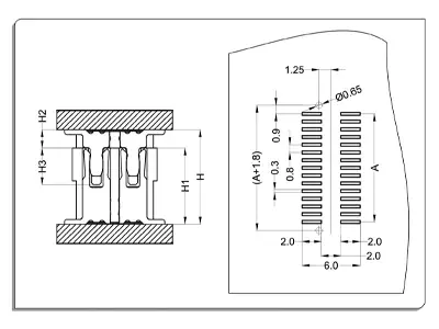 0.8-Dual Row Mounting Measurement