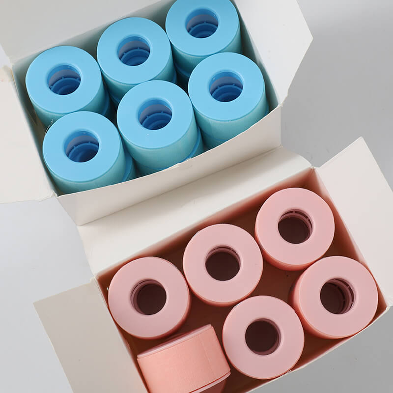 Quality Own Brand Medical Silicone Gel Blue Eyelash Extension Paper Tape Sensitive Skin Tape