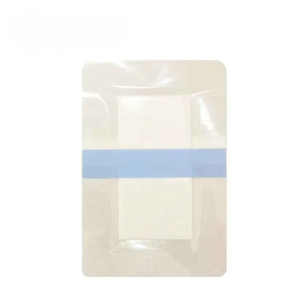 Chinese Manufacturer Original Made CE Certificated Sterile Waterproof Transparent Wound Dressing Island Type with Absorbent Pad
