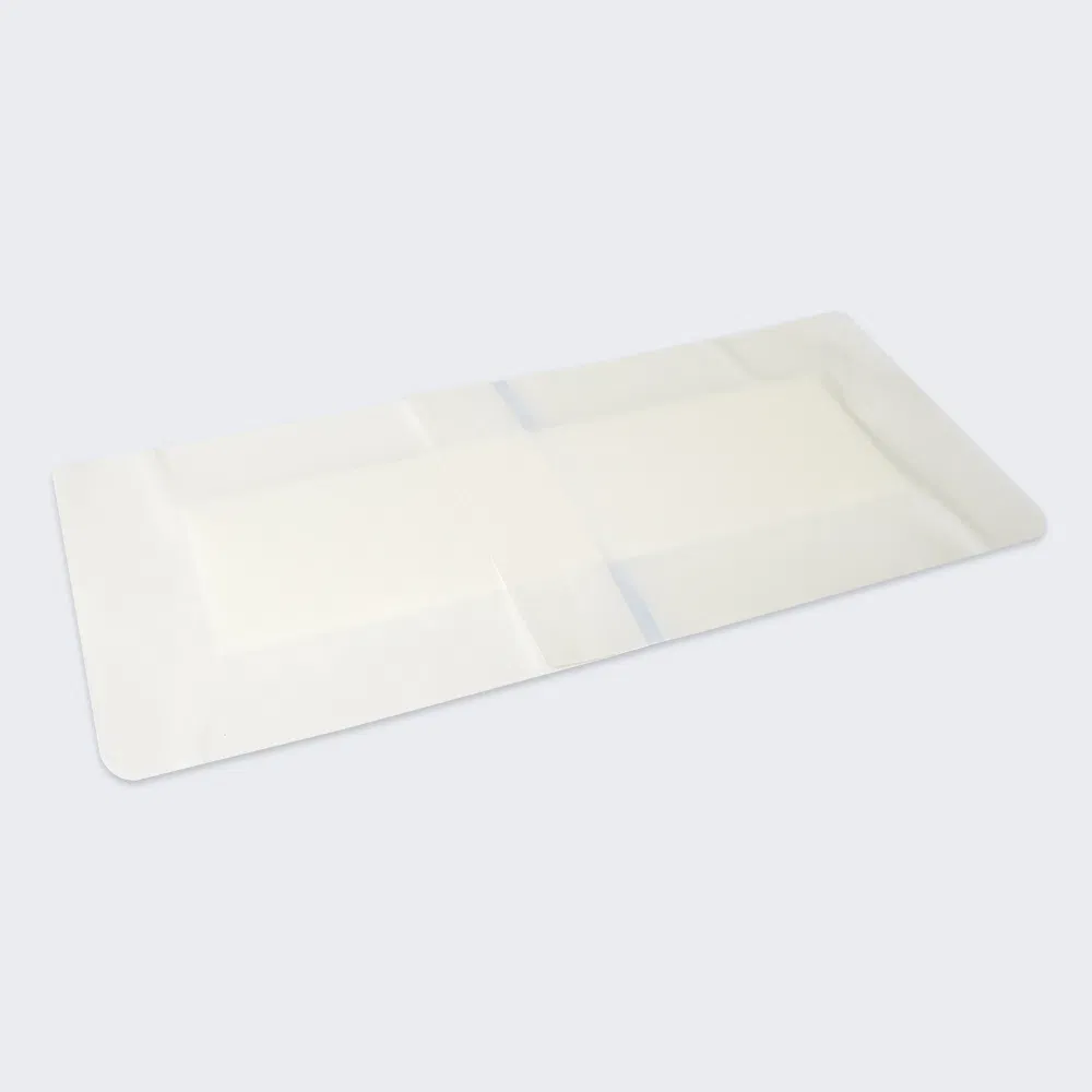 Self-Adhesive Wound Dressings Transparent Island Wound Plaster with Absorbent Pad, 10*25cm