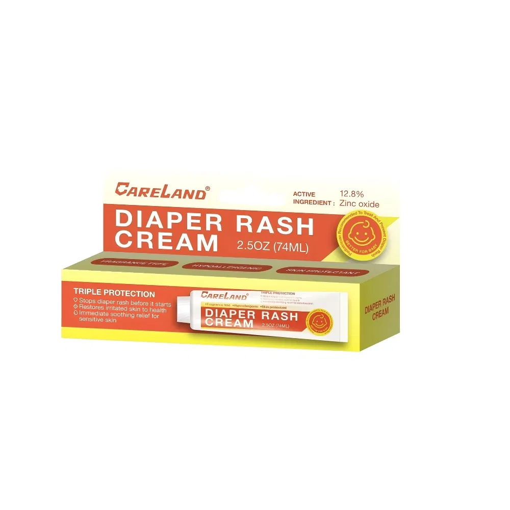 Fragrance Free Hypoallergenic Skin Protectant 2.5oz 12.8% Zinc Oxide Diaper Rash Cream