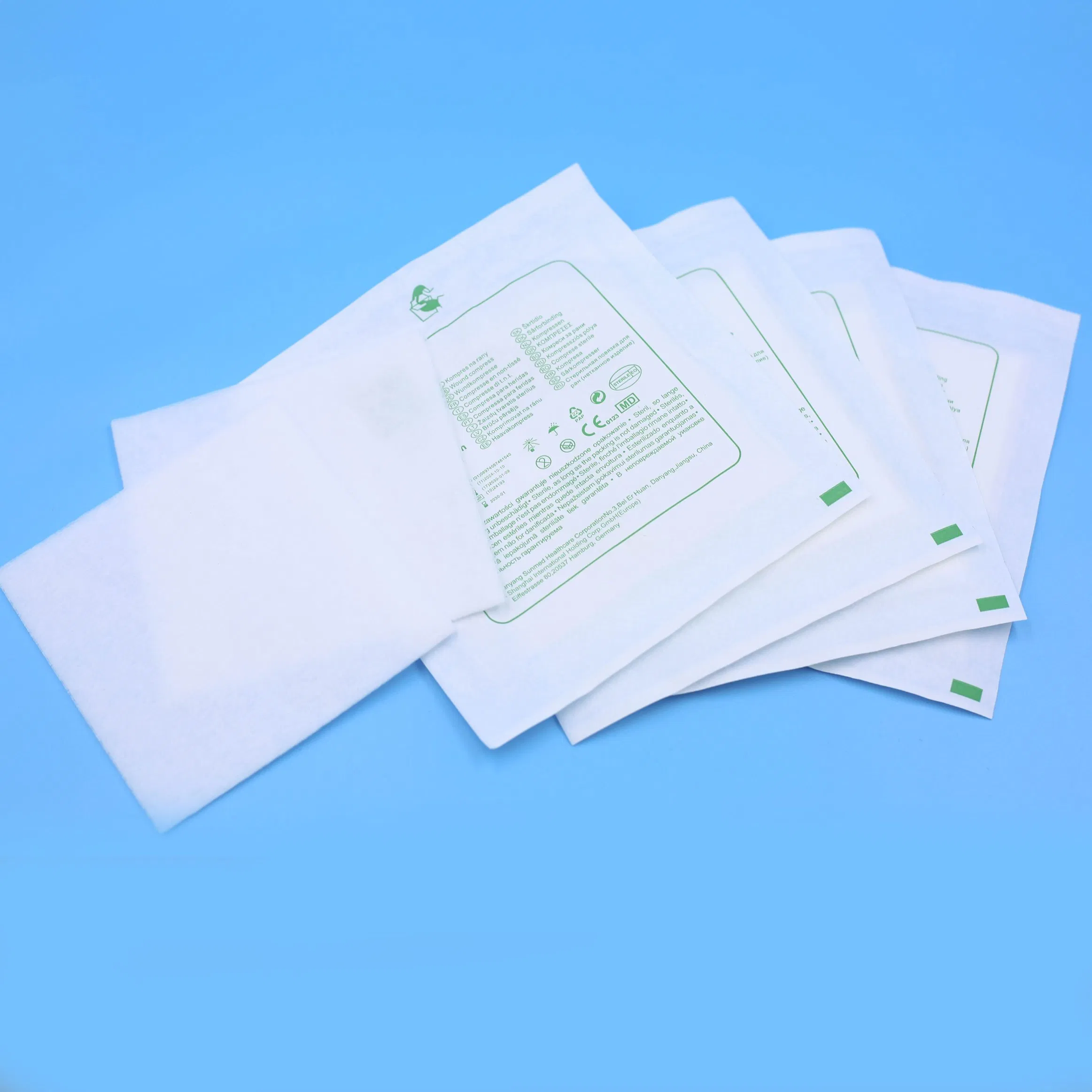 10*10cm Non Adherent Sterile Wound Dressing Pad for Easy Wound Healing