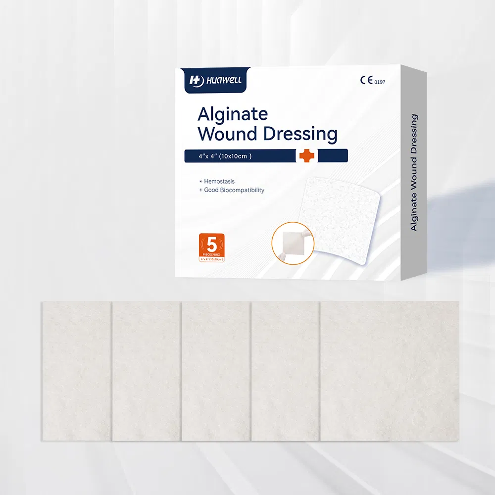 Self-Adhesive Medical Antibacterial Wound Dressing Calcium Alginate Dressing with Silver Antimicrobial Wound Care Dressing