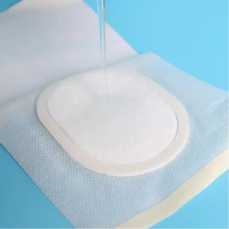 Factory Adhesive Hypoallergenic Hydrogel Collagen Sterile Silicone Foam Absorbent Pad Non Woven Wound Dressing