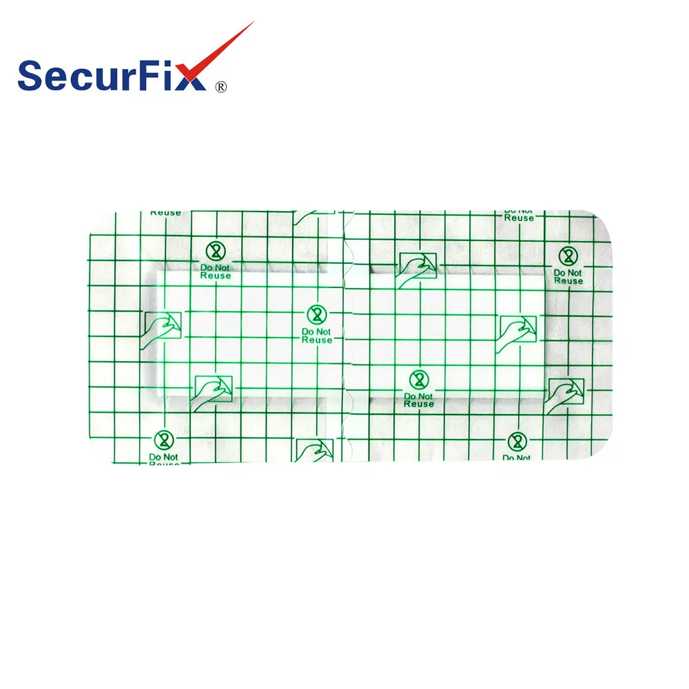 Surgical Waterproof Breathable Wound Dressing 10cm*10cm Transparent Island Dressing Wound Plaster