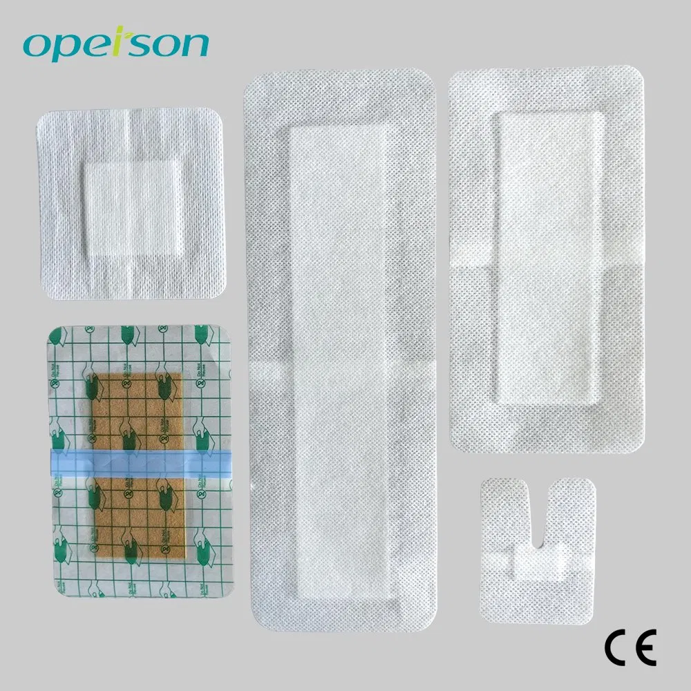 Surgical Medical Sterile Adhesive Disposable Non Woven Plaster Hydrocolloid Alginate Absorbent Non-Adhesive Wound Dressing with CE
