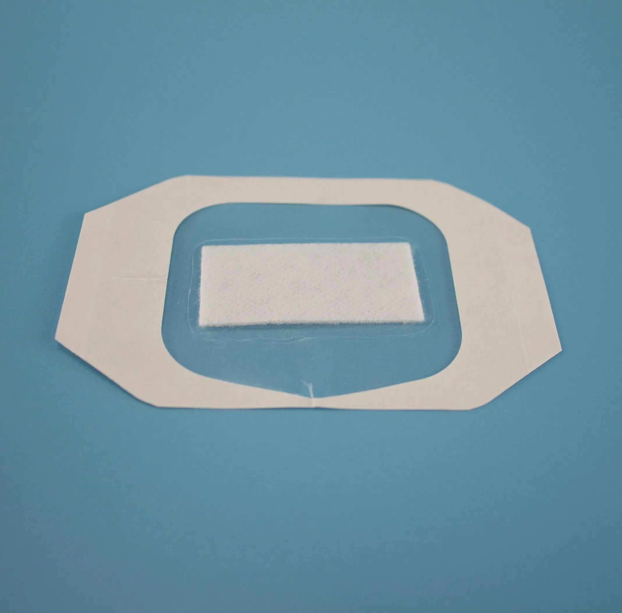 Sterilized Waterproof Transparent PU Film Wound Dressing with Absorbent Pad Wound Care