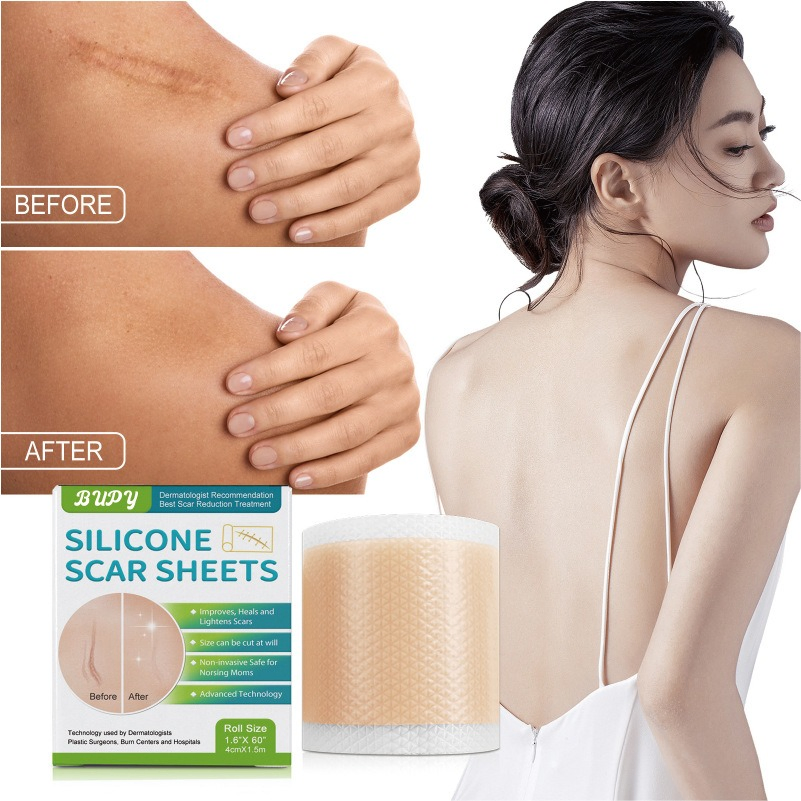 Scar Healing and Skin Repair Silicone Scar Tape Silicone Scar Sheets