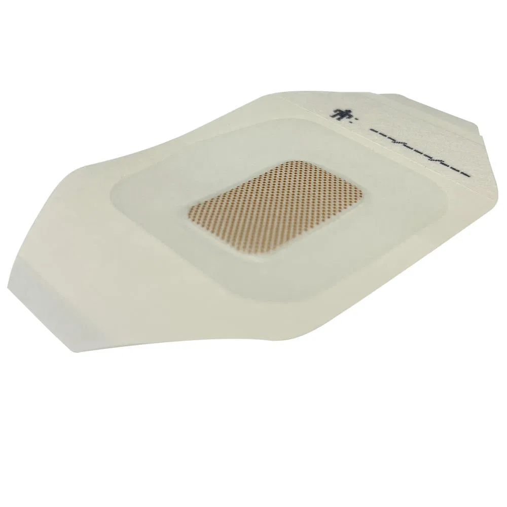 Chinese Manufacture Medical Advance Frame Style Waterproof Island Transparent Wound Dressing with Absorbent Pad 100PCS/Pack