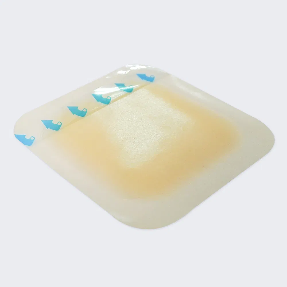 OEM Medical Disposable Wound Care Hydrocolloid Adhesive Dressing for Bedsore, 4*4''