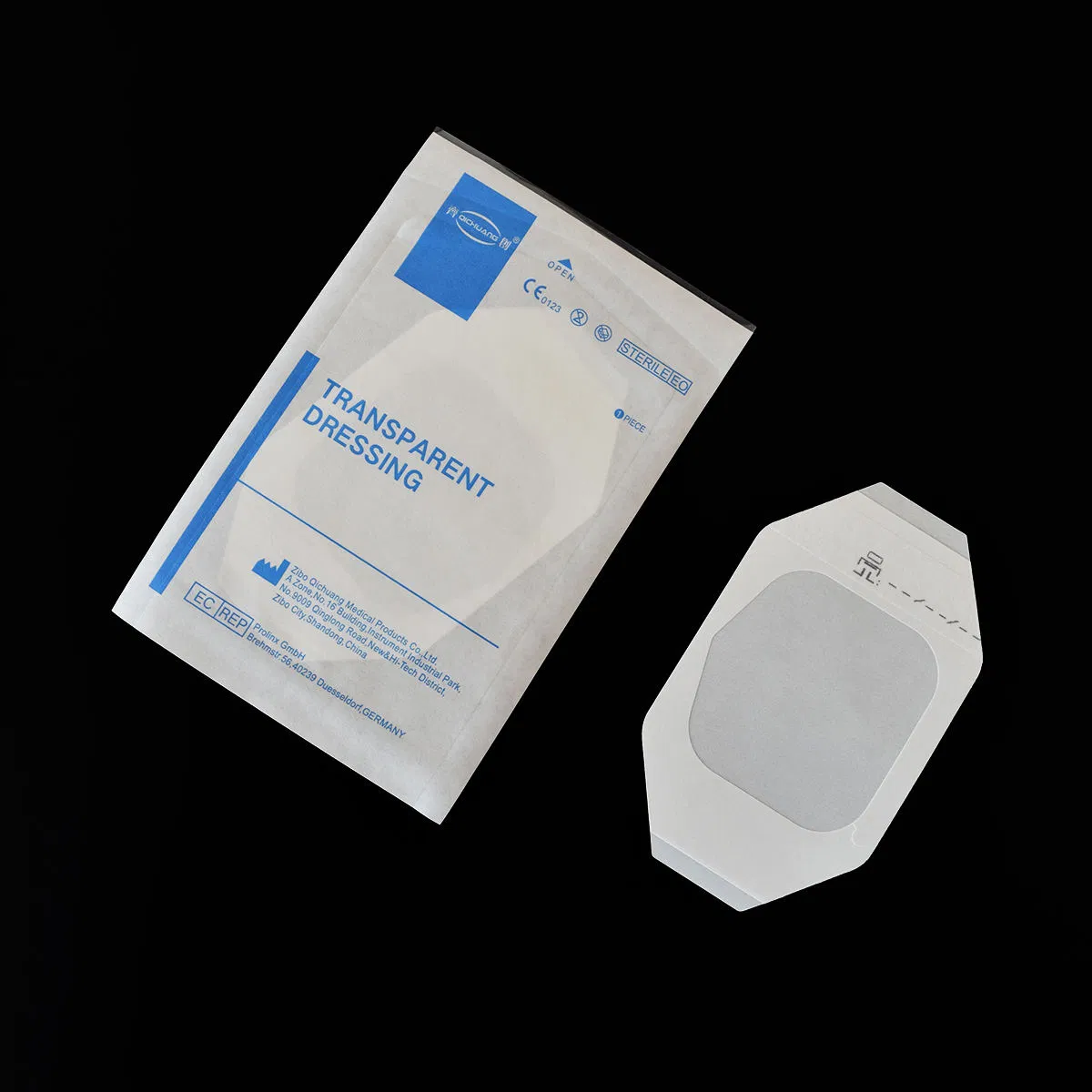 Transparent Wound Dressings with Frame Waterproof IV Cannula Fixation Dressing