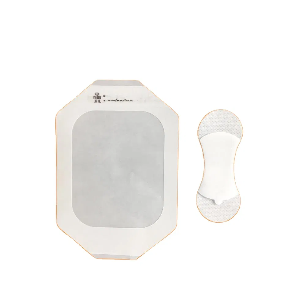 Medical Waterproof Non-Woven Wound Adhesive Island Dressing I. V Cannula
