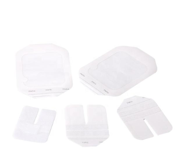 Waterproof Wound Transparent Film Pad Cannula Fixation IV Dressing