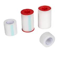 Medical Easy Tear Waterproof Silicone Micropore Adhesive Transparent Surgical PE Tape with Plastic Tin