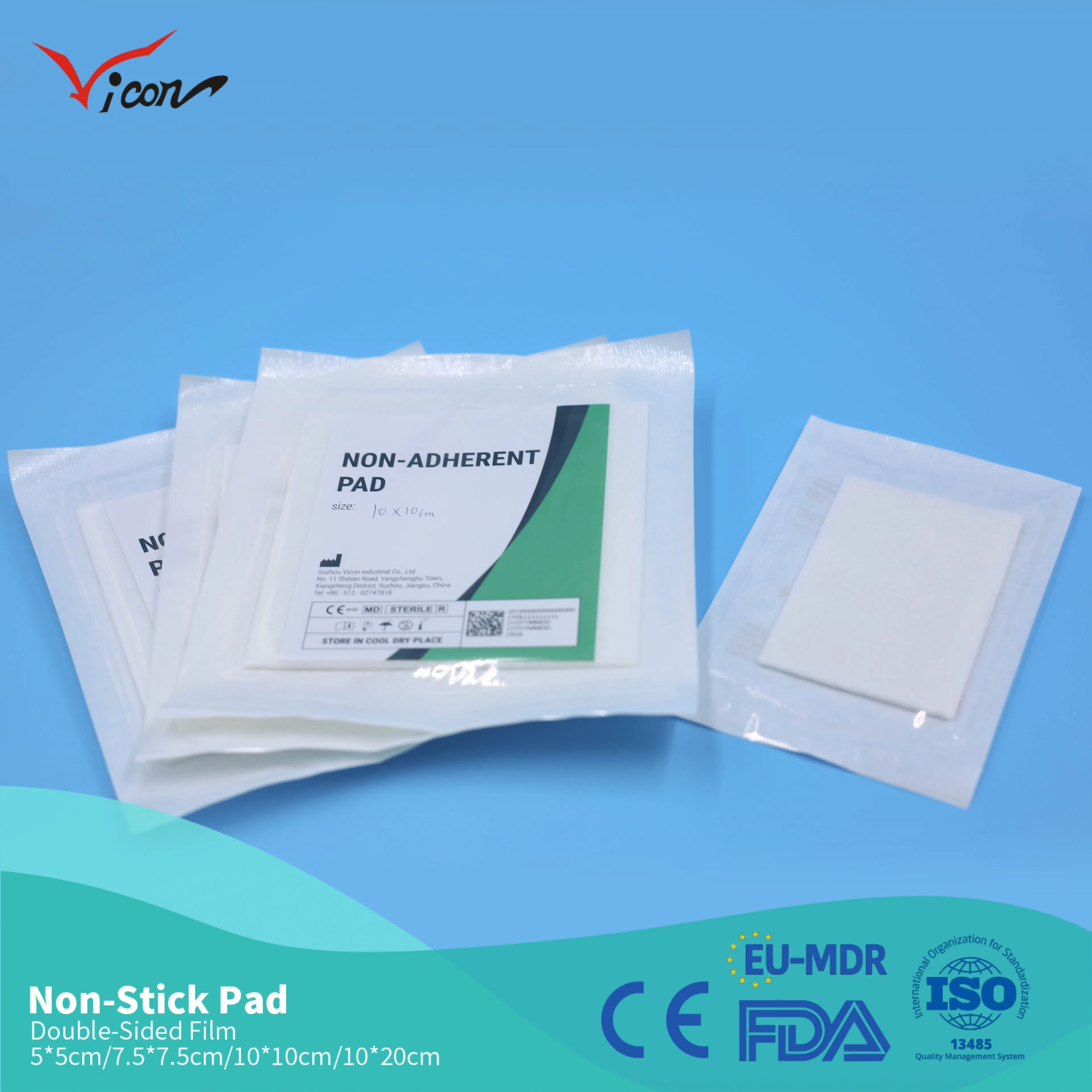 10*20cm Non-Adherent Absorbent Pad for Wound Dressing