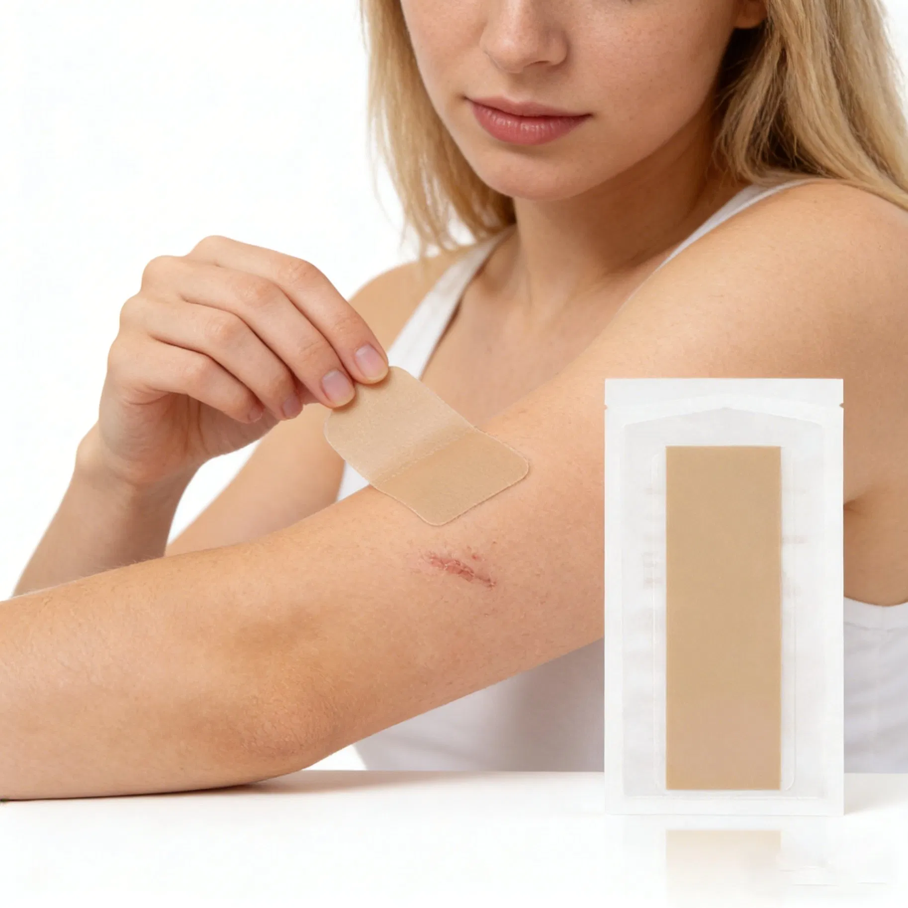 Easy-Apply Scar Sheet Convenient Silicone Scar Sheet &amp; User-Friendly Silicone Gel Scar Sheet for Home Use