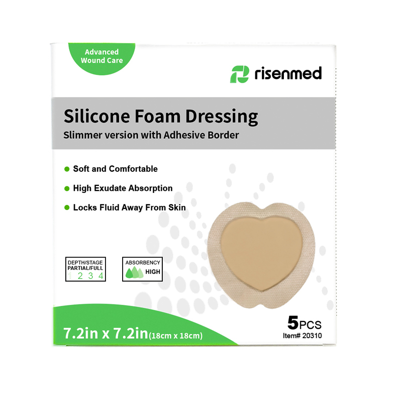 Wound Care Soft Adhesive Silicone Foam Dressing