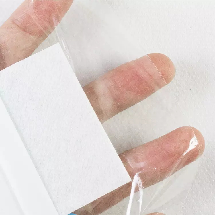 Chinese Manufacturer Original Made CE Certificated Sterile Waterproof Transparent Wound Dressing Island Type with Absorbent Pad