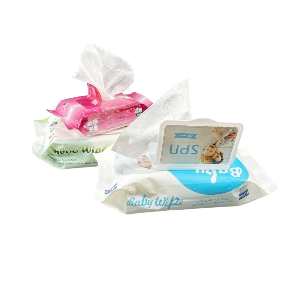 Special Nonwovens 100% Bamboo Extra Absorbnet Lint Free Disinfect Soft Wet Mild and Hypoallergenic Original Protectant Newborn Skin Baby Wipe