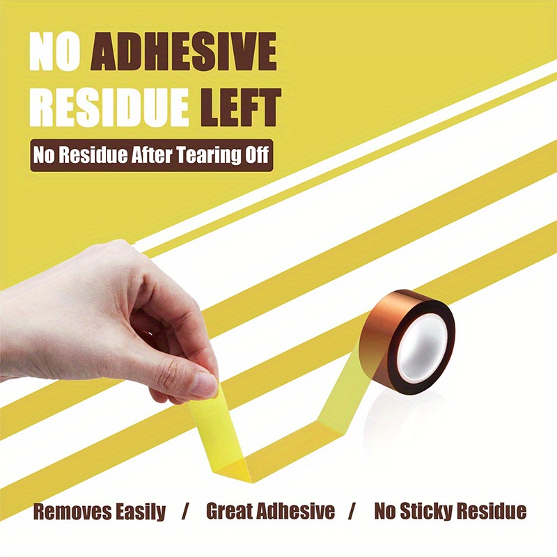 Custom Size Amber/Brwon Polyimide Silicone Adhesive Tape for Electrical Insulation and Masking