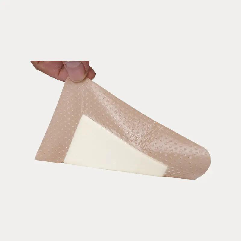 TPS Medical Wound Dresseing Absorbent Soft Bordered Silicone Foam Dressing 10*10cm Adhesive