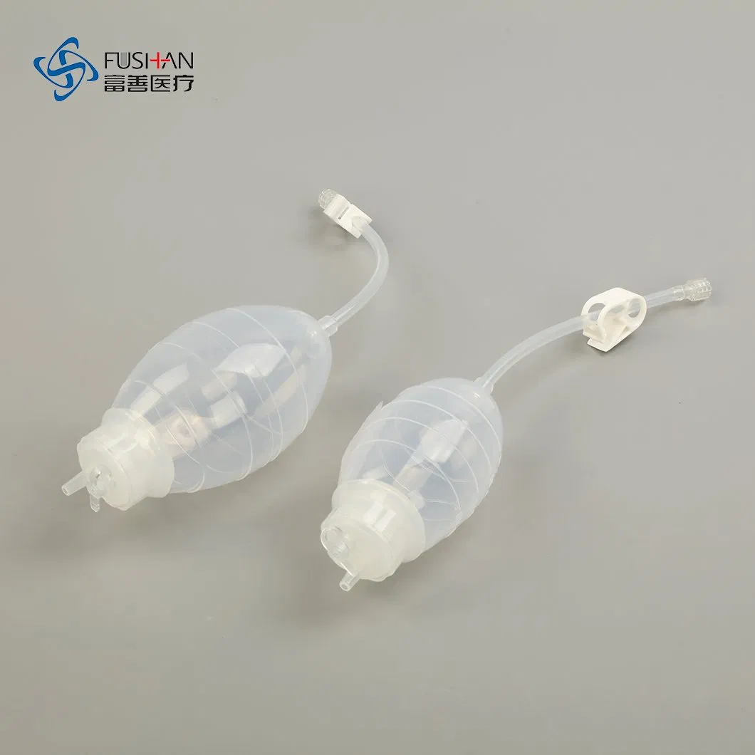 Factory Medical Supply Silicone Closed Wound Drainage Dressing Kit Jackson Pratt Blake with Drain Tubes with or Without Trocar for Surgical CE, ISO13485 FSC