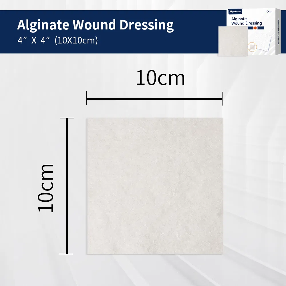 Self-Adhesive Medical Antibacterial Wound Dressing Calcium Alginate Dressing with Silver Antimicrobial Wound Care Dressing