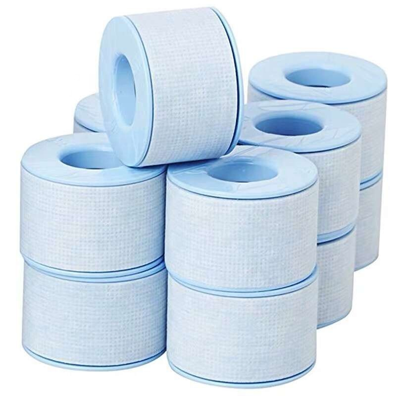 Quality Own Brand Medical Silicone Gel Blue Eyelash Extension Paper Tape Sensitive Skin Tape
