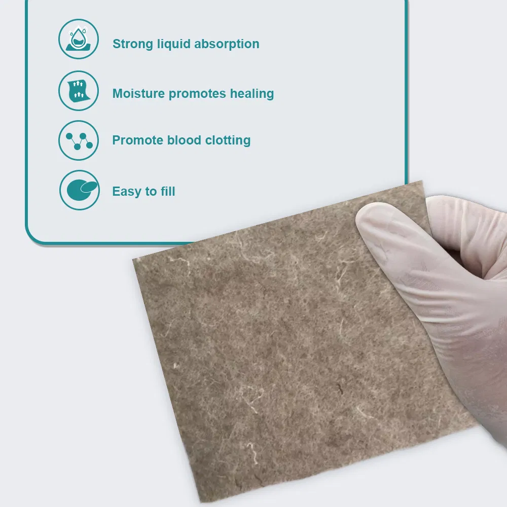 Advanced Wound Care Original Manufacturer High Absorbency Antimicrobial Silver Alginate Dressing