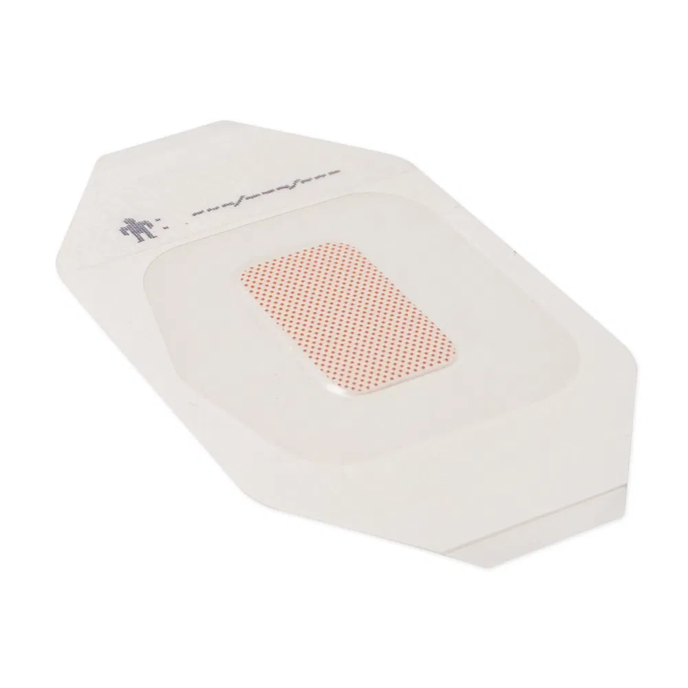 Disposable Sterile Waterproof Transparent Wound Dressing with Absorbent Pad I. V. Securement Dressing, 6*7cm