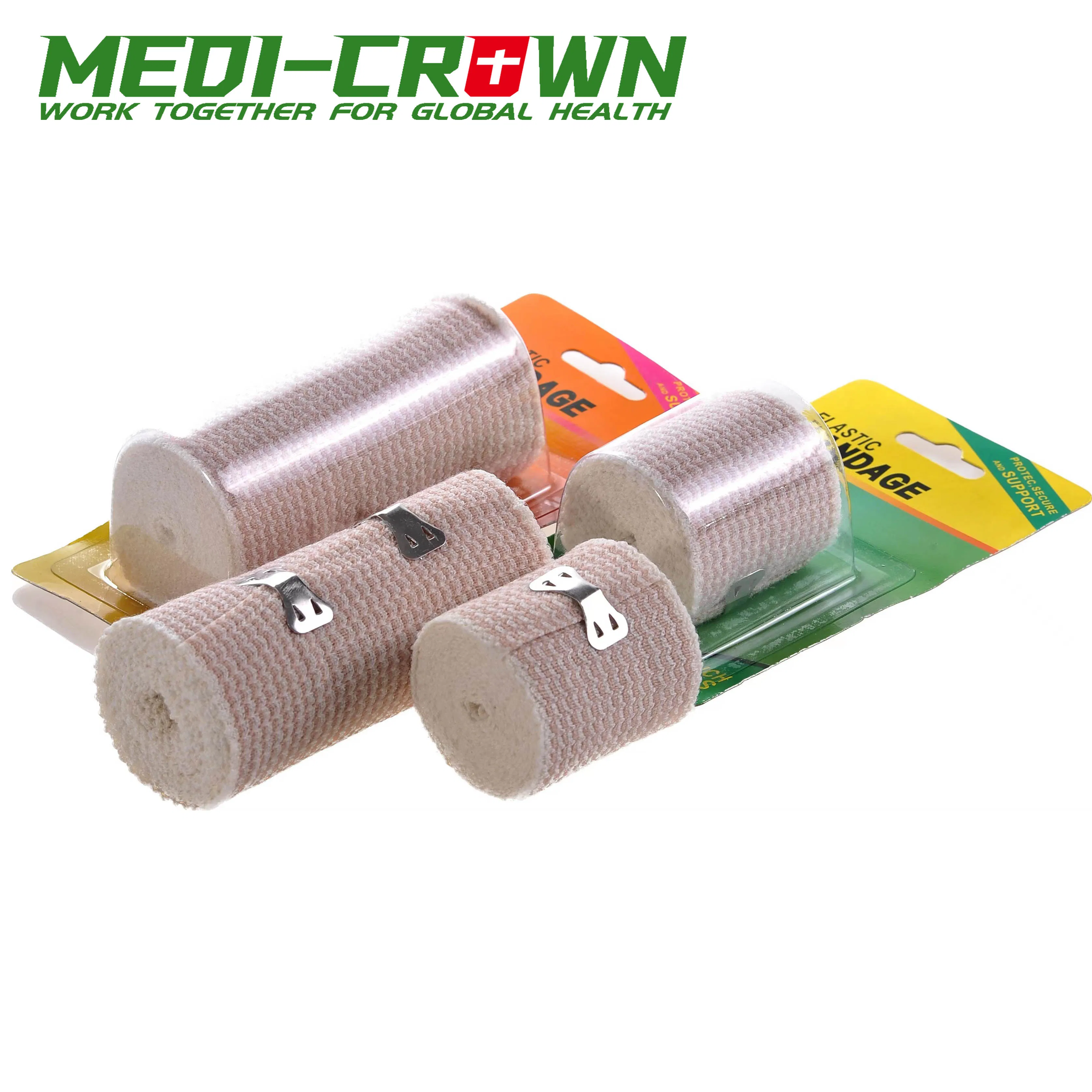 OEM Size Medical Disposable Cotton High Compression Bandage High Elastic Bandage First Aid Kits CE FDA ISO