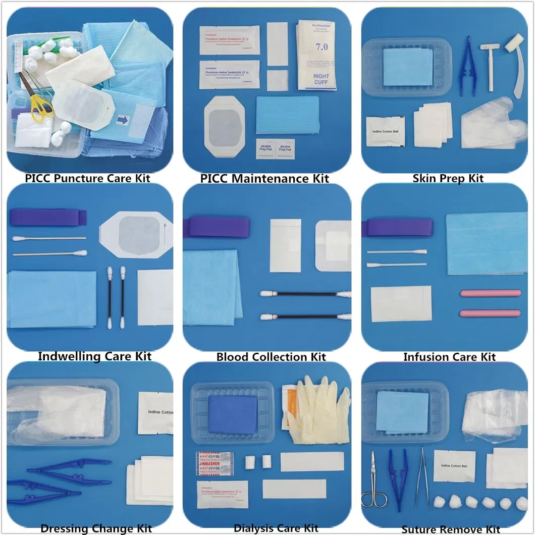 Disposable Medical Sterile Surgical Basic Dressing Pack Kit